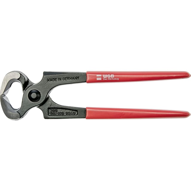 Beißzange Type 880 Kneifzange klein aus Spezialwerkzeugstahl - Monierzange mit pvc getauchten Griffen - Länge 250mm - WGB