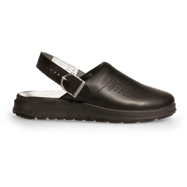 Berufsschuhe Clog 87030 Active Abeba schwarz perforiert mit Schnalle Gr. 36