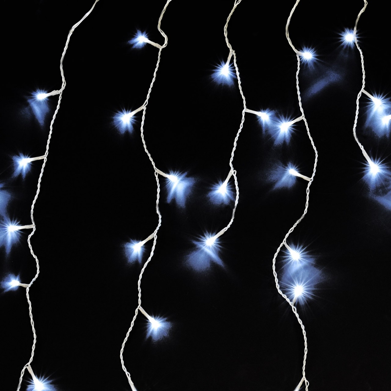 Linder Exclusiv Weihnachtsbeleuchtung Regen 160 Led Kaltweiß
