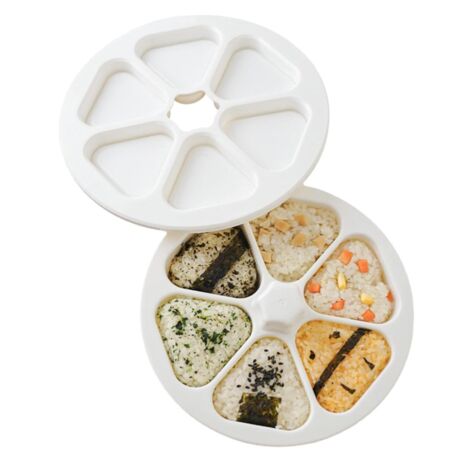 Weiße Onigiri-reisdreieck-sushiform Aus Kunststoff