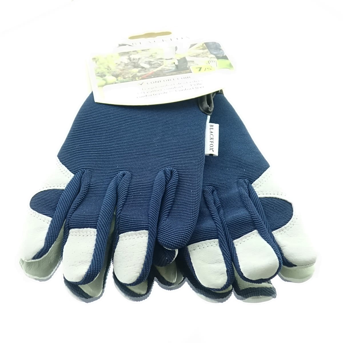 Blackfox® Garten - Handschuhe Jardy Blau Größe 7/s