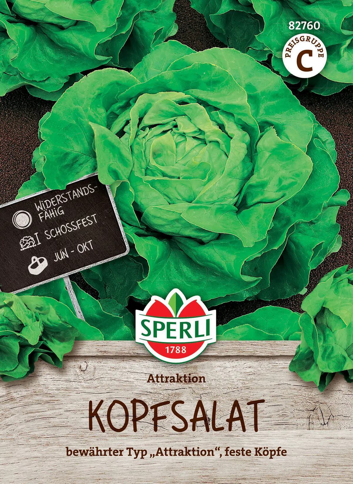 Salat Attraktion - Gemüsesamen - Sperli