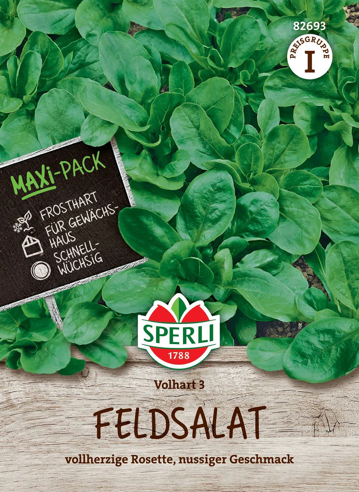 Feldsalat Volhart 3 - Maxi-pack 20 G - Gemüsesamen - Sperli