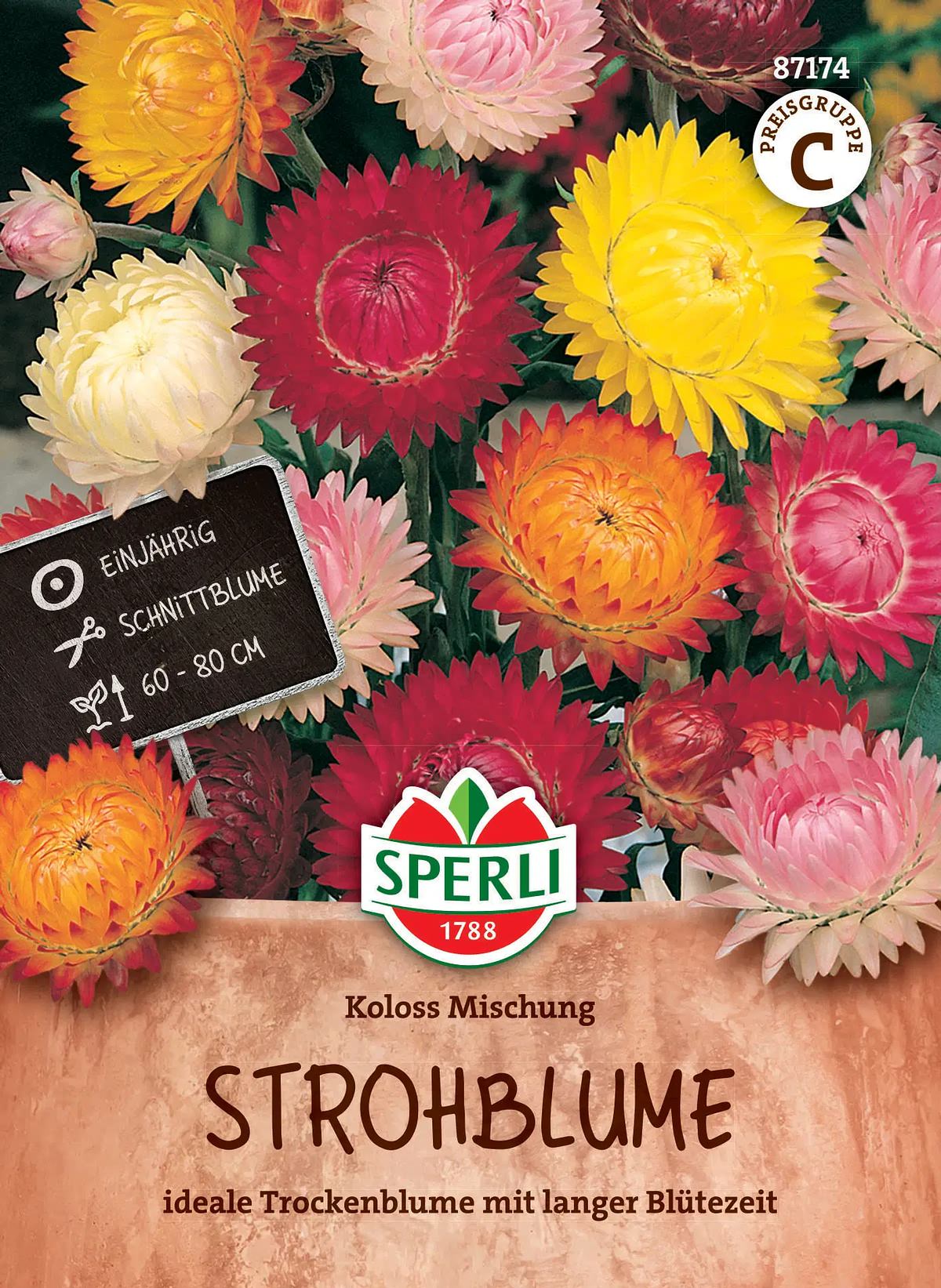 Strohblumen Koloss Mischung - Blumensamen - Sperli