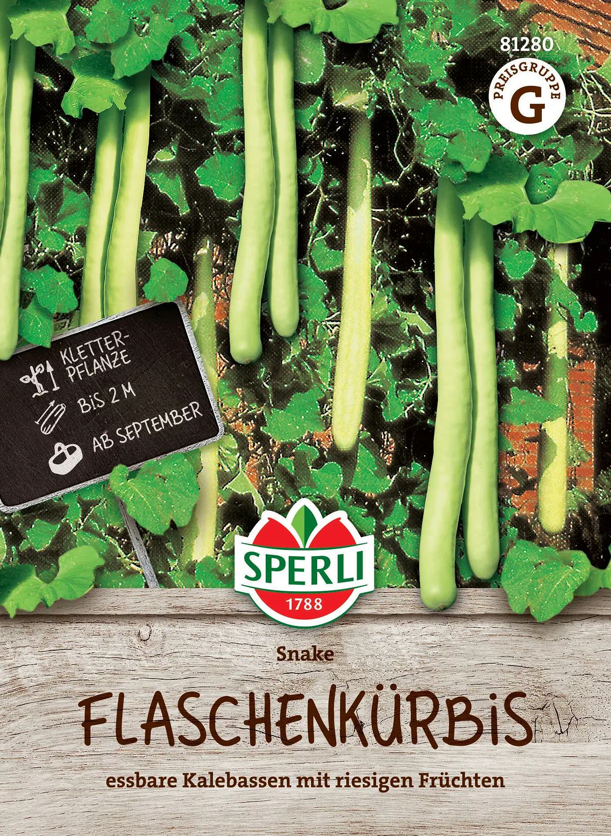 Kalebassen Snake Herkuleskeule - Blumensamen - Sperli