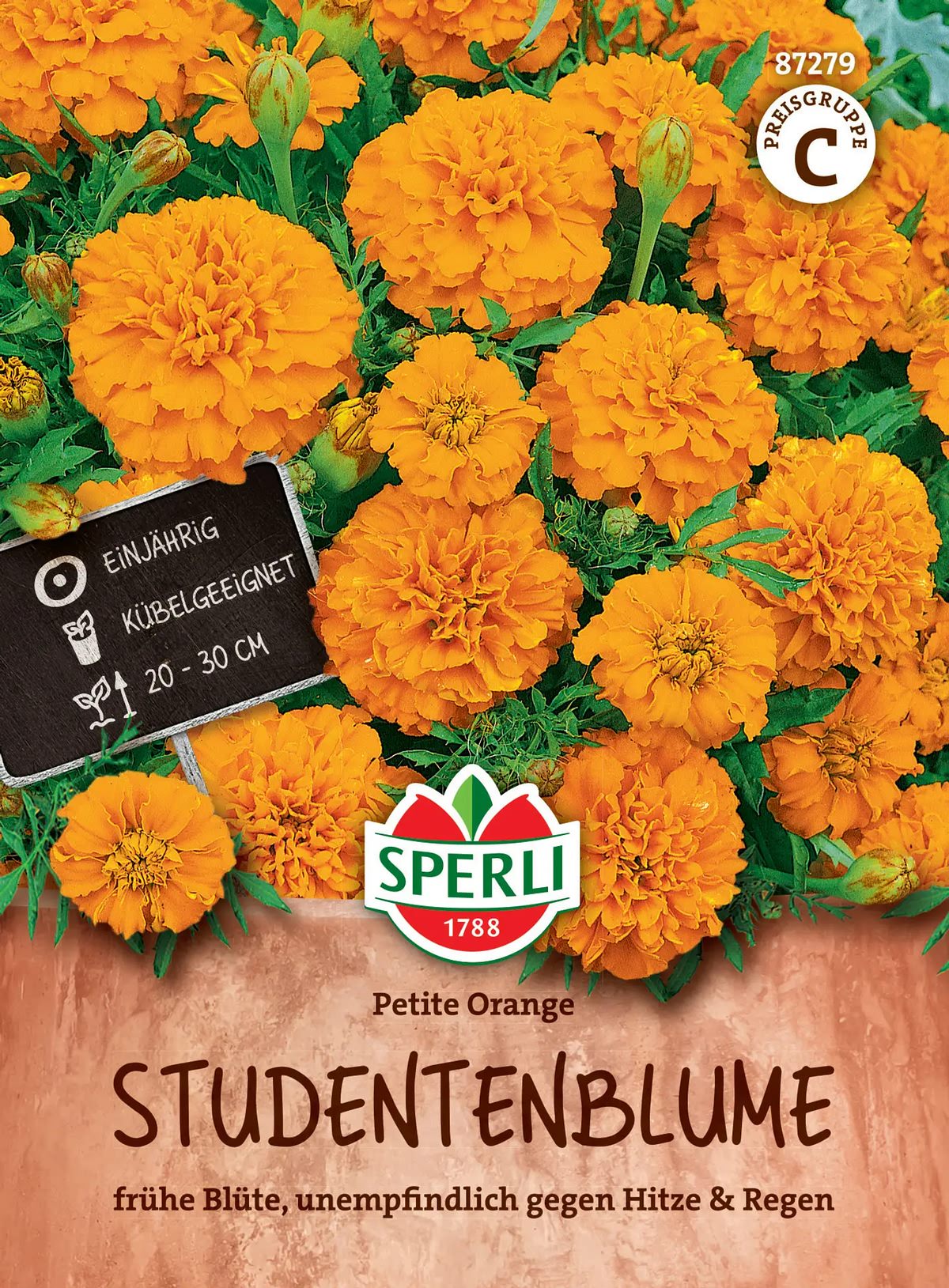 Studentenblumen Petite Orange - Blumensamen - Sperli
