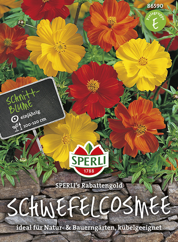 Blumensamen, Schmuckkörbchen 'rabattengold'