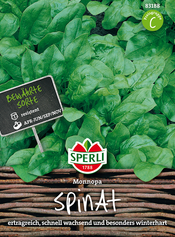 Gemüsesamen, Spinat 'sperlings Monnopa'