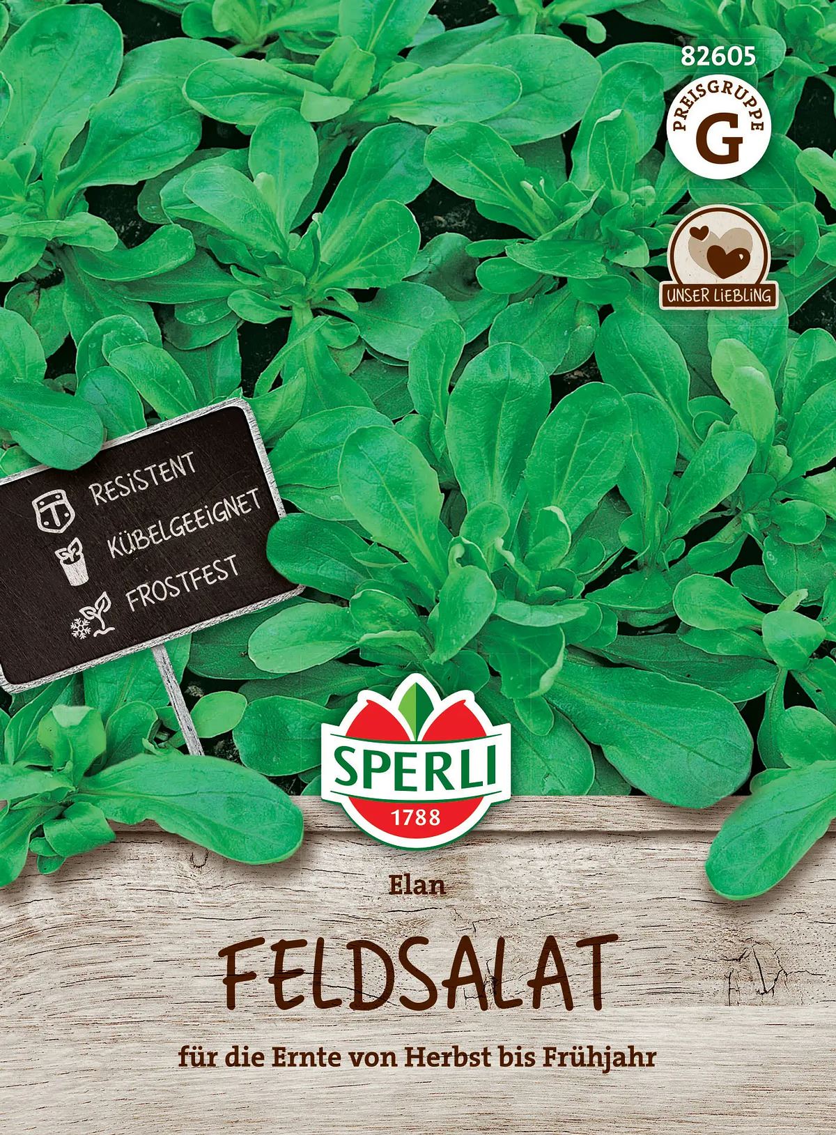 Gemüsesamen, Feldsalat 'elan'
