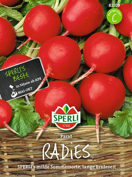Gemüsesamen, Radieschen 'parat'
