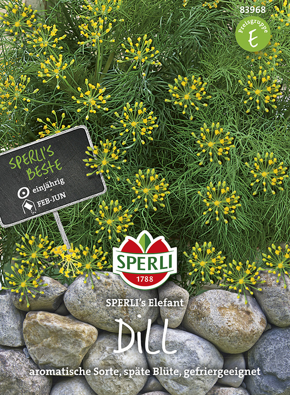 Sperli's Elefant, Dill, Aromaintensiv
