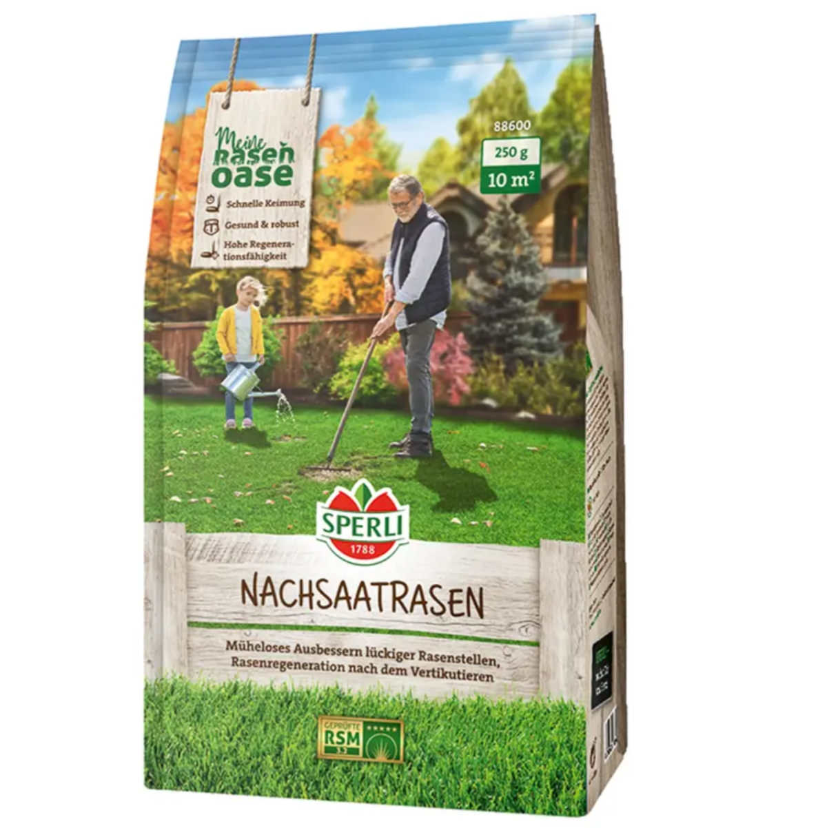 Sperli Nachsaat Rasensamen - 250 G Für Ca. 10 M²