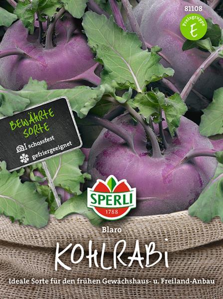 Sperli Kohlrabi Blaro Blau - Gemüsesamen
