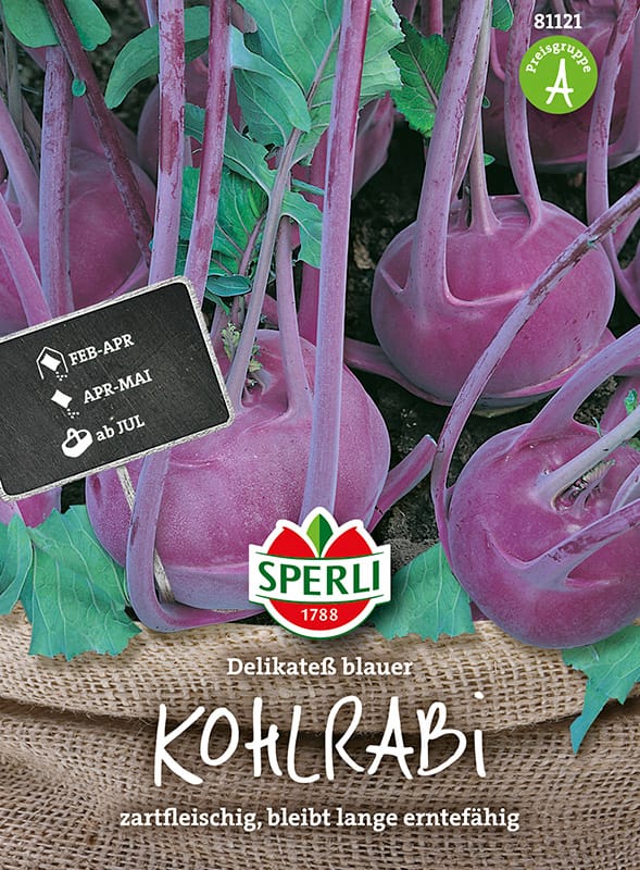 Sperli Kohlrabi Delikateß Blauer - Gemüsesamen