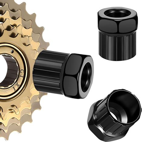 Set Mit 2 Kassettenabziehwerkzeugen Für Fahrräder, Kassetten- Und Ritzelabnahme Sowie Werkzeugen Zum Entfernen Von Kassettenschlössern Für Mountainbikes (schwarz)