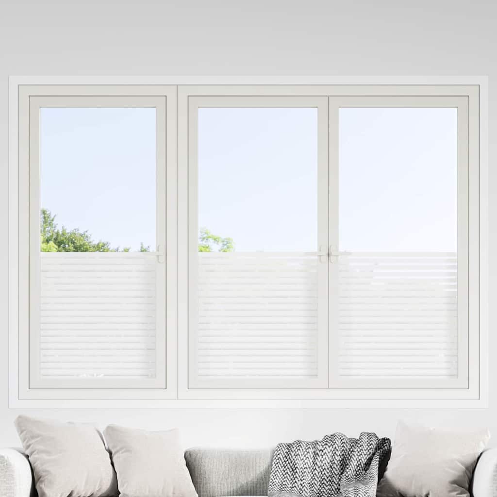 Statische Fensterfolie Jalousien-muster 45 X 500 Cm Pvc Vidaxl
