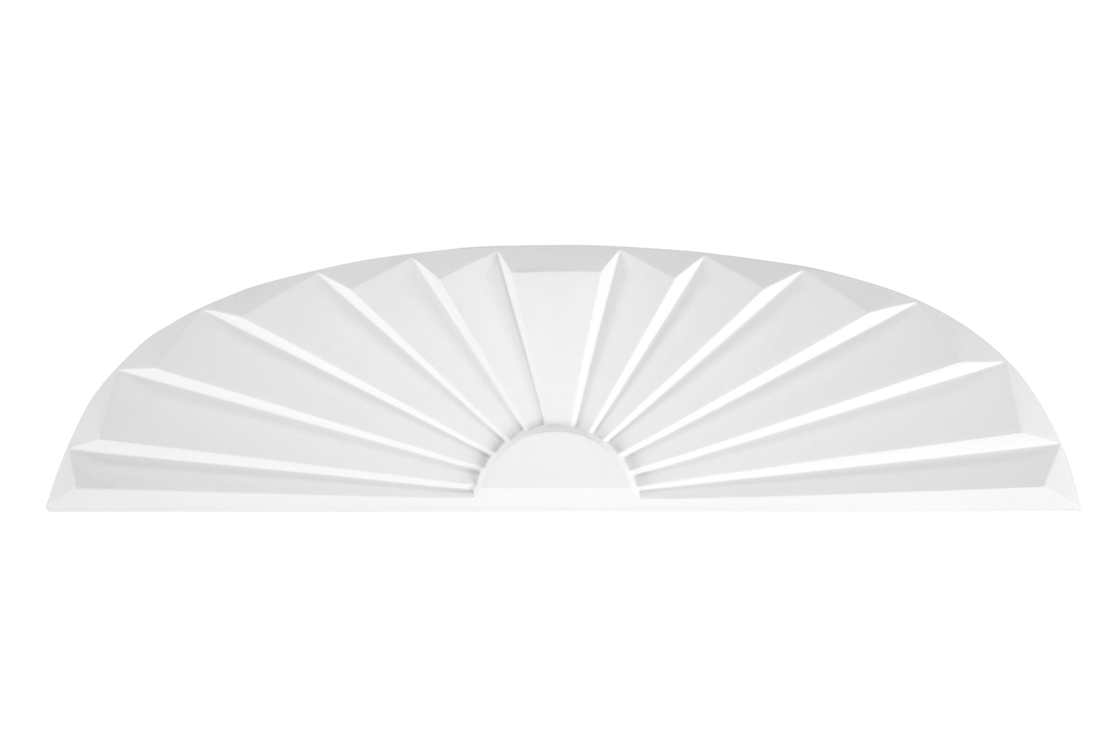 Grand Decor - Bekrönung Türrahmen Auswahl Giebel Ornamente Pu D481: Ornament D483 - 115 X 438 X 16 Mm