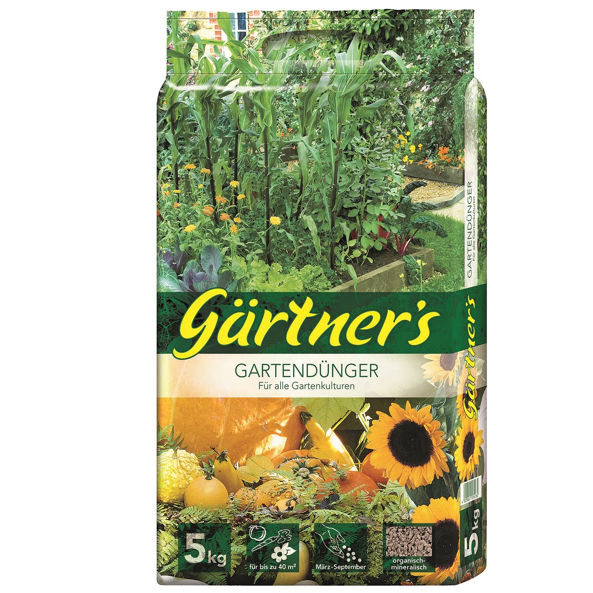 Gärtner's Gartendünger 5 Kg. Org.-mineral.