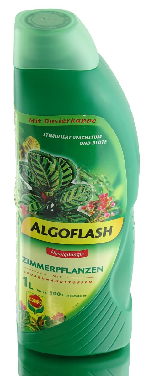 Compo Algoflash Zimmerpflanzendünger Für Ca. 300 Liter Gießwasser - 1 Liter