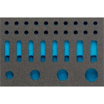 2-Komponenten Weichschaumeinlage 163-346L ∙ l x b: 172 mm x 114 mm