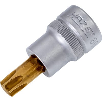 Schraubendreher-Steckschlüsseleinsatz 8802-T45 ∙ 3/8 Zoll (10 mm) Vierkant hohl ∙ Innen torx® Profil ∙ sw T45