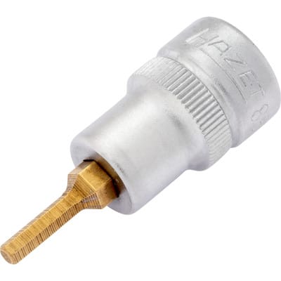 Schraubendreher-Steckschlüsseleinsatz 8801K-3 ∙ 3/8 Zoll (10 mm) Vierkant hohl ∙ Innen Sechskant Profil ∙ sw 3 mm