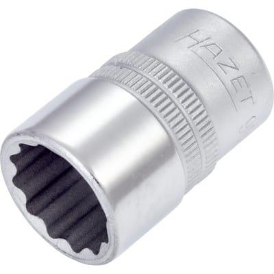Hazet - Steckschlüssel-Einsatz (Doppel-6kt.) 900AZ-11/16 Vierkant hohl 12,5 mm (