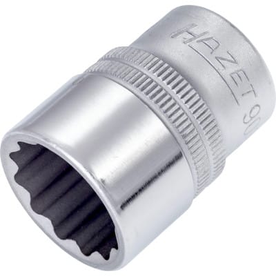 Steckschlüsseleinsatz 900Z-20 ∙ 1/2 Zoll (12,5 mm) Vierkant hohl ∙ Außen Doppelsechskant-Tractionsprofil ∙ sw 20 mm