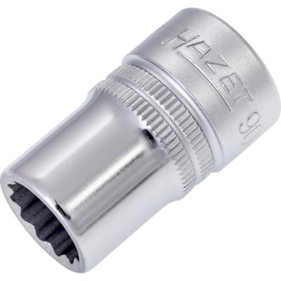 Steckschlüsseleinsatz 900Z-13 ∙ 1/2 Zoll (12,5 mm) Vierkant hohl ∙ Außen Doppelsechskant-Tractionsprofil ∙ sw 13 mm