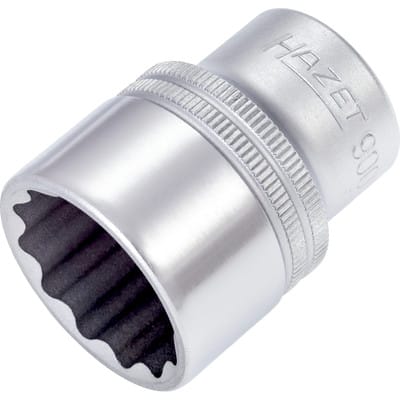 Steckschlüsseleinsatz 900Z-25 ∙ 1/2 Zoll (12,5 mm) Vierkant hohl ∙ Außen Doppelsechskant-Tractionsprofil ∙ sw 25 mm