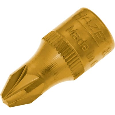 Hazet - Schraubendreher-Steckschlüsseleinsatz 8507-PZ3 Vierkant hohl 6,3 mm (1/4