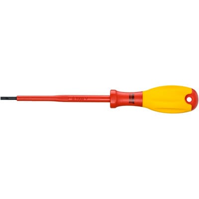 Hazet - Elektriker-Schraubendreher ∙ schutzisoliert 810VDE-30 ∙ Schlitz Profil ∙ sw 0,5 x 3 mm