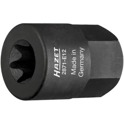 Turbolader Krümmer torx® Einsatz 2871-E12 Außen-Sechskant 17 mm Auße - Hazet