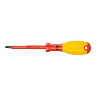 Hazet - 810VDE-PH2 Elektriker Kreuzschlitz-Schraubendreher ph 2 Klingenlänge: 100 mm