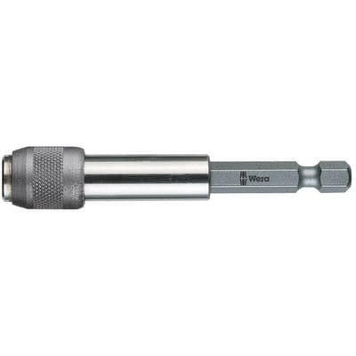Schnellwechsel-Bithalter 1/4 für 1/4 Bits Magnet 77mm Wera