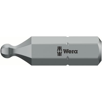1 Stk. Bit Innen-6-kant mit Kugelkopf 842/1 z Wera 3,0 x 25 mm