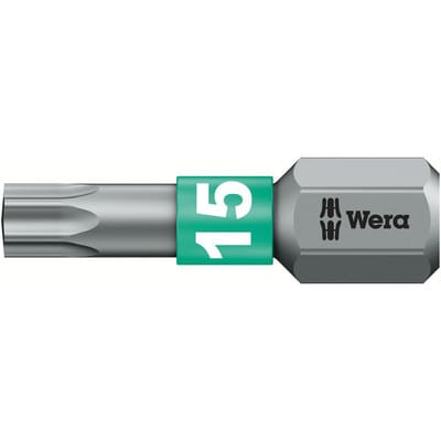 FP - wera 5066122001 Bit 867/1 btz 1/4 Zoll t 15 Länge 25 mm BiTorsion, zähhart