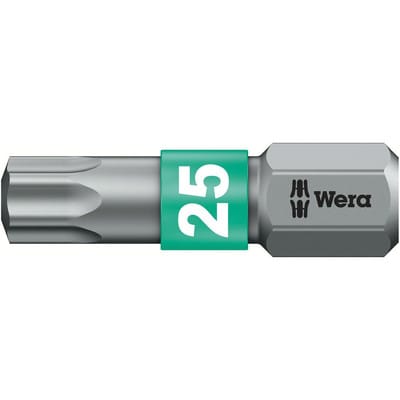 FP - wera 5066126001 Bit 867/1 btz 1/4 Zoll t 25 Länge 25 mm BiTorsion, zähhart