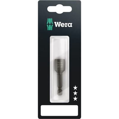 869/4 m 05073510001 Steckschlüssel-Maschinenaufnahme 3/8 Zoll Antrieb 1/4' (6.3 mm) 50 mm 1 St - Wera