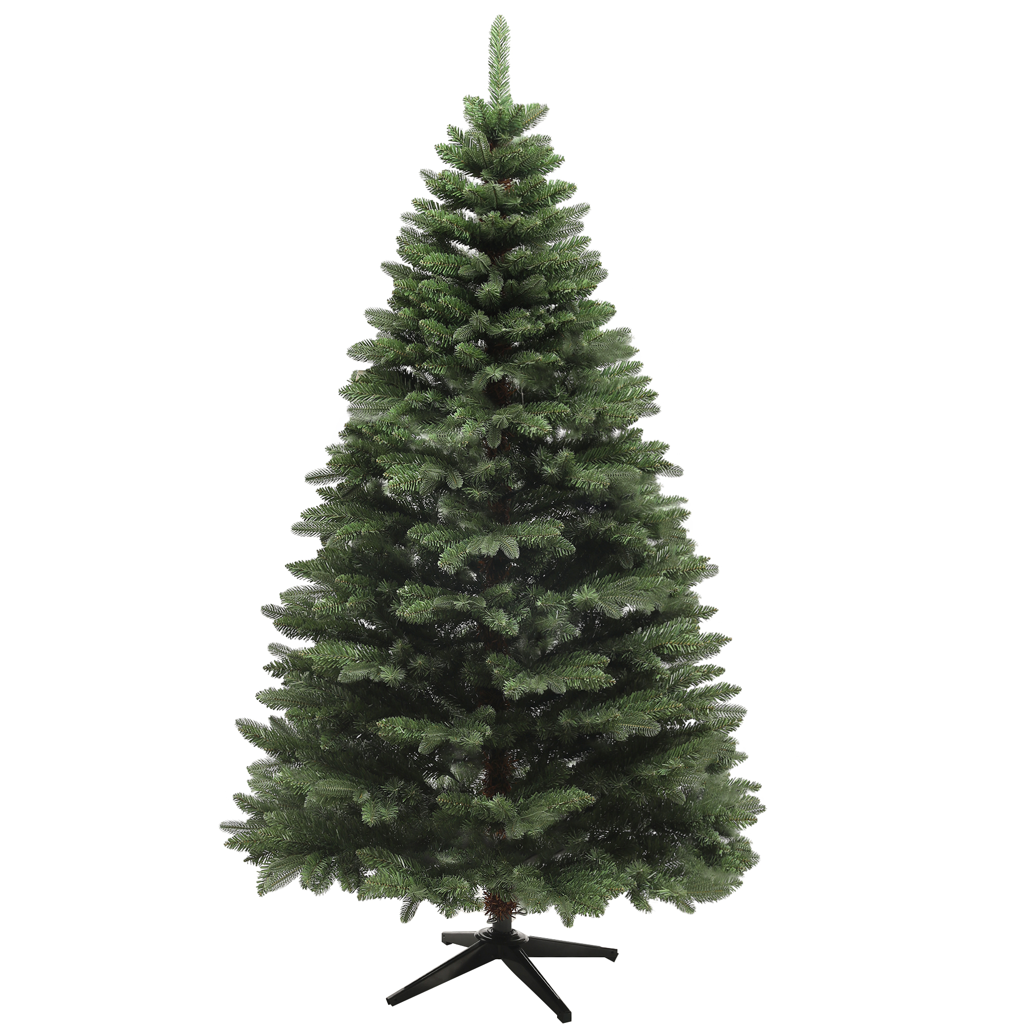 Weihnachtsbaum Aus Kunststoff Mit 1050 Zweigen, Faltbarem Stahlständer, Ø 120 X 180 Cm, Grün