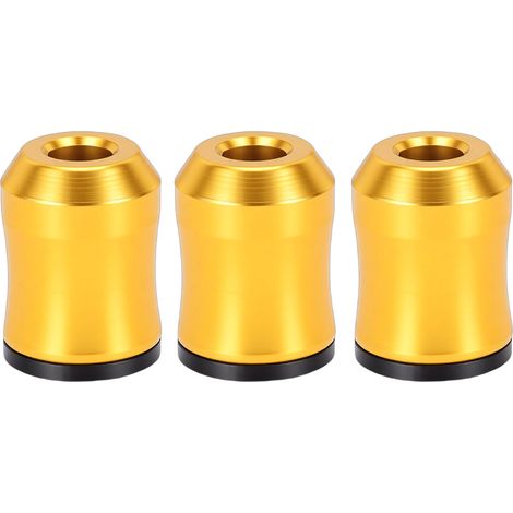Magnetischer Auslöser Für Schrauben – Schraubendreher- Und Bohrerkopf – Aluminiumlegierung, Magnet – 3er-pack, Gelb