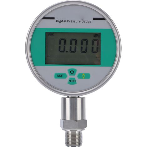 Digitales Manometer 0–16 Bar, 4-zoll-edelstahlzifferblatt, Schutzart Ip65, Gewinde M20x1,5, Genauigkeit 0,4 % – Hydraulik Und Pneumatik