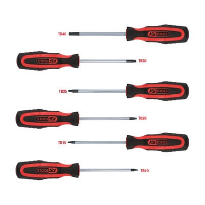 ERGOTORQUEplus Schraubendreher-Satz, 6-tlg, Torx mit Bohrung