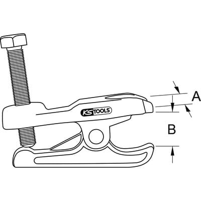 KS Tools Universal-Kugelgelenk-Ausdrücker, 39 mm - 460.1030