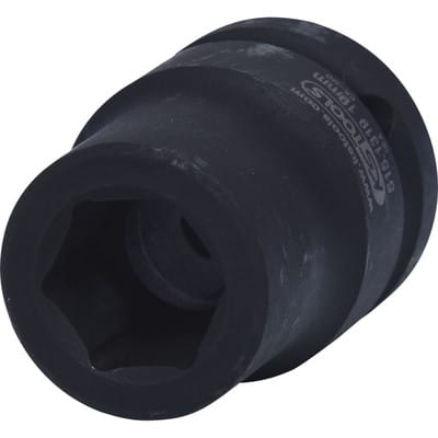 3/4' Sechskant-Kraft-Stecknuss, kurz, 19mm