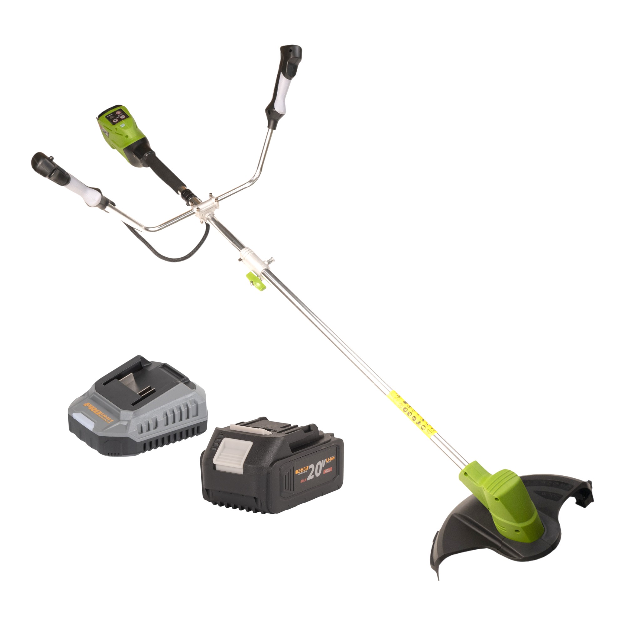 Procraft Pta30 Akku Freischneider 20 V 300 Mm Brushless + 1x Akku 4,0 Ah + Ladegerät