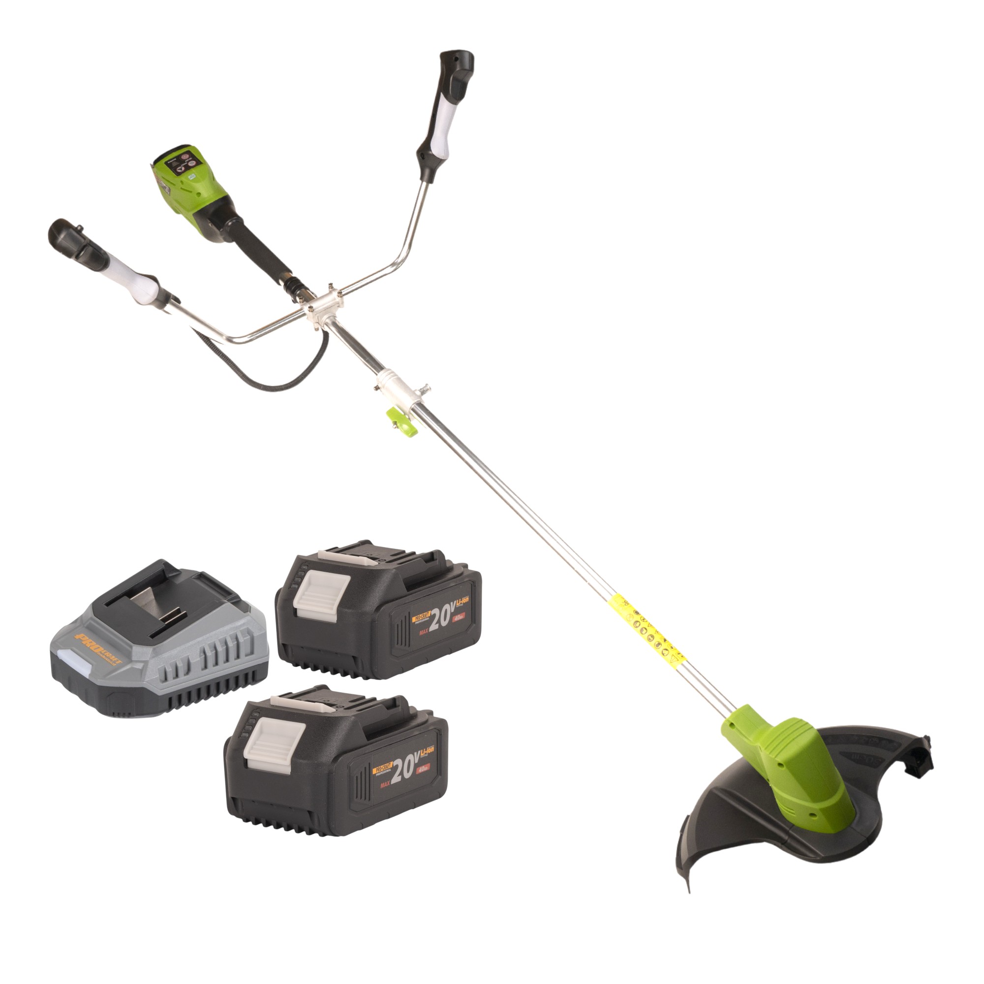 Procraft Pta30 Akku Freischneider 20 V 300 Mm Brushless + 2x Akku 4,0 Ah + Ladegerät