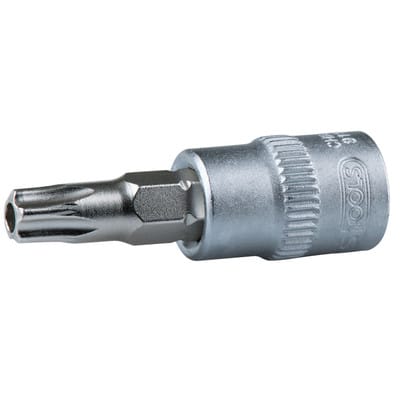 3/8' Bit-Stecknuss Torx mit Stirnlochbohrung, TB25