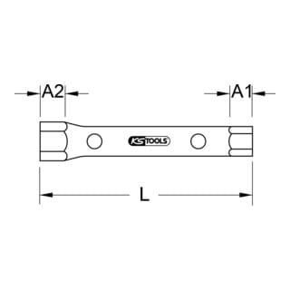 Rohrsteckschlüssel, 6x7mm