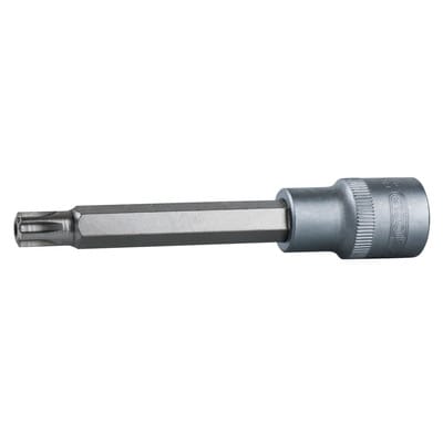 1/2' Bit-Stecknuss ribe mit Stirnlochbohrung, lang, M12